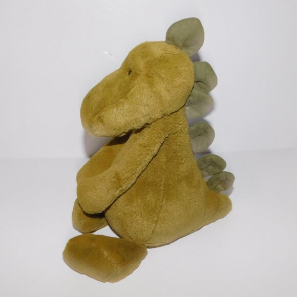 Jellycat Green Bashful Dino Medium 12" plush Stuffed Dinosaur Lovey - Picture 1 of 5